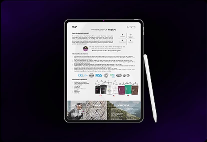 Hoja de presentación FWP